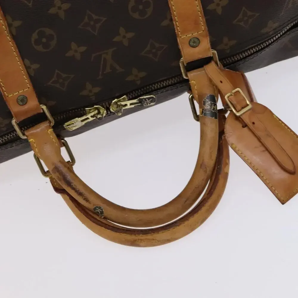 LOUIS VUITTON Monogram Keepall Bandouliere 60 Boston Bag M41412